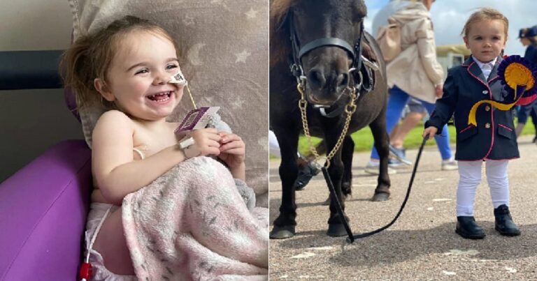Menina de 2 anos de idade começa a mancar, chora para caminhar e médicos descobrem que ela têm câncer