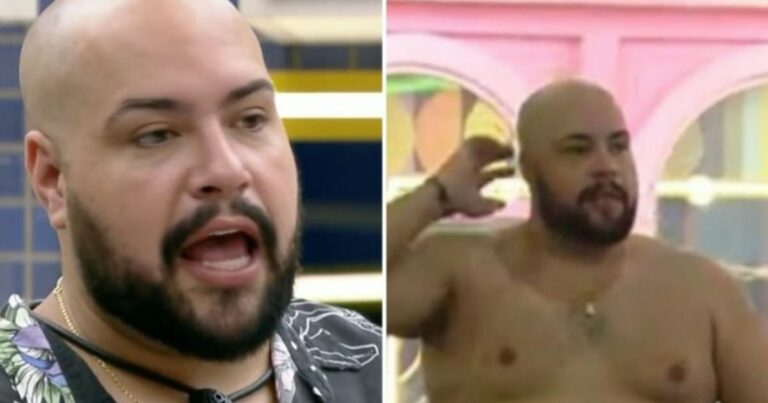 BBB22: Tiago Abravanel usa sunga colorida e ganha chuvas de elogio