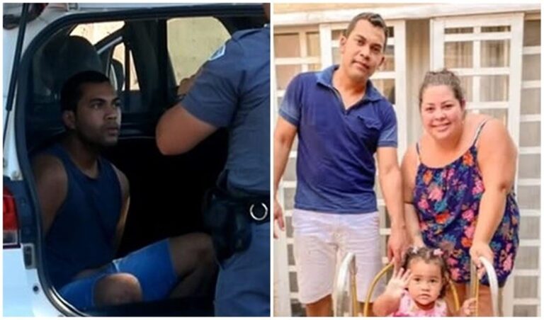 Homem mata toda a família de forma brutal e diz que vitimou filha de 3 anos porque não queria vê-la órfã