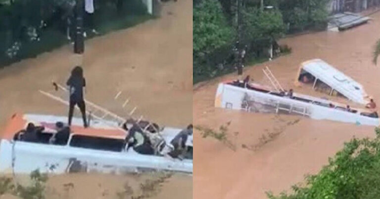 Motorista que estava em ônibus em Petrópolis faz relato assustador: ‘Eu queria ter salvado todos’