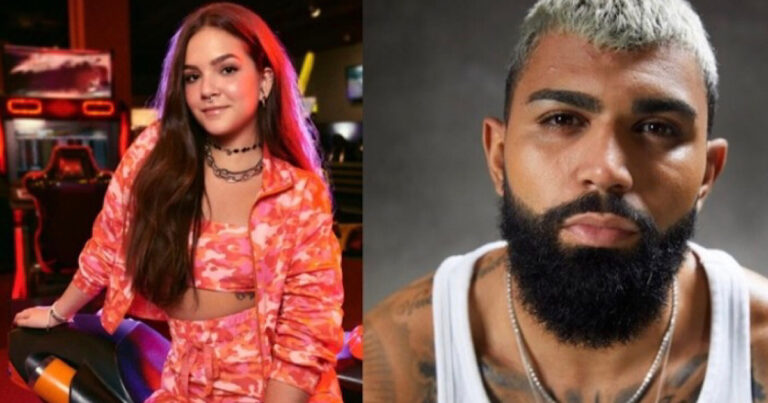 Novo casal? Gabigol e Mel Maia conversam ao pé do ouvido e trocam beijos quentes em evento