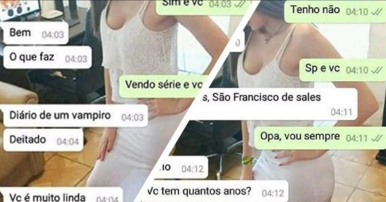 Está moça deu o fora mais bizarro e cruel de todos no WhatsApp