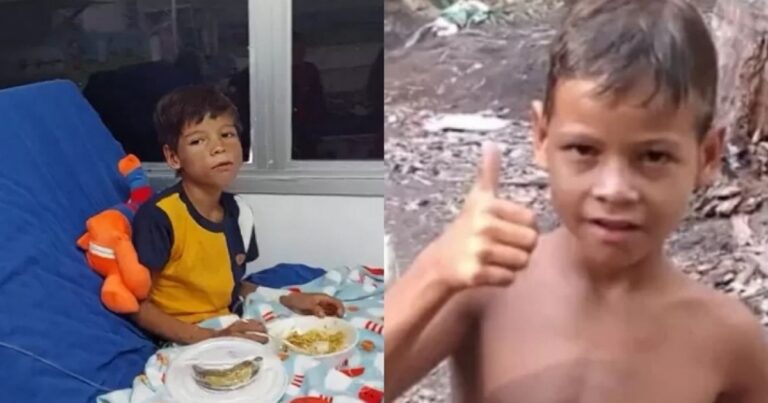 Menino perdido em floresta que carregou irmão mais novo comove com pedido humilde em hospital