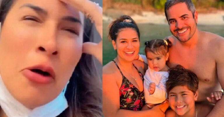 Bebê de Simone Mendes leva tombo e causa reação na cantora: câmeras registraram tudo; ‘Meu Deus do céu’