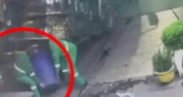 Vídeo flagra o momento em que gari é atingido por bala perdida enquanto trabalhava; ele faleceu em seguida