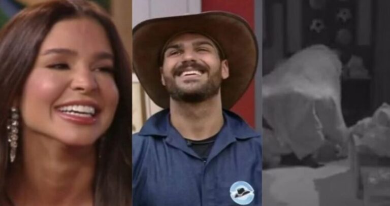 A Fazenda 14: Kerline vai para debaixo do edredom com Shayan; movimentos e barulhos chama atenção; Veja o vídeo