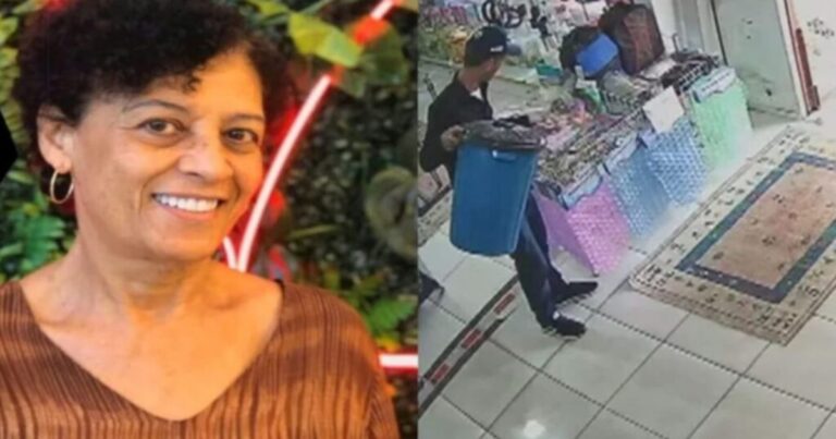 Últimos minutos de vida de comerciante durante assalto é registrado pôr câmera; ‘múltiplos golpes de faca’