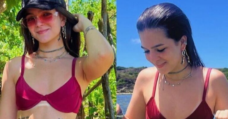 Aos 18 anos, Mel Maia surge com traje de banho ‘cavado’, mas o que chama atenção é outra coisa; ‘local secreto’