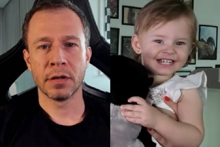 Tiago Leifert entrega detalhes após um ano de tratamento da filha contra câncer: “Chances de cura”