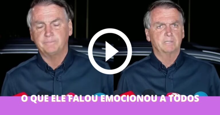 TRISTE E ABATIDO! Bolsonaro aparece pela primeira vez após perder para LULA e as suas primeiras palavras foram de partir o coração; veja o vídeo
