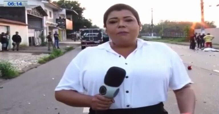 Vídeo: Repórter não segura emoção ao vivo, após descobrir que vítima de acidente era seu amigo