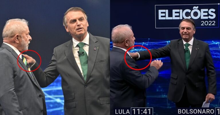 Vídeo: Bolsonaro dá ‘tapinha’ no ombro de Lula; o momento mais INESPERADO do debate