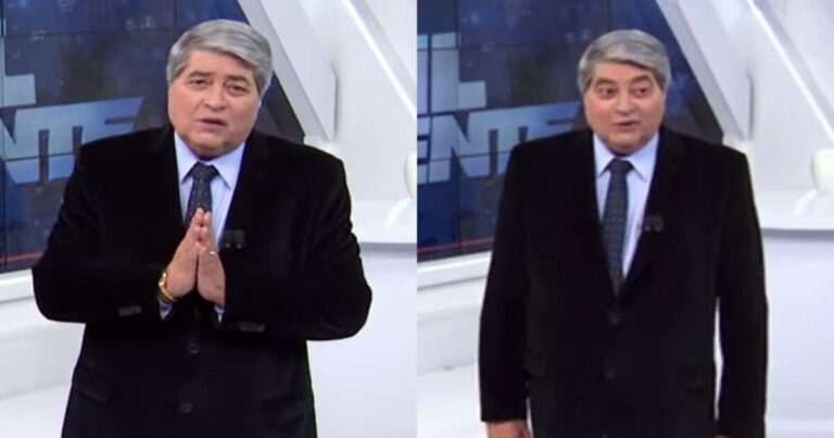 Datena cai no choro ao atualizar estado de saúde da neta doente: “Recebi uma mensagem”