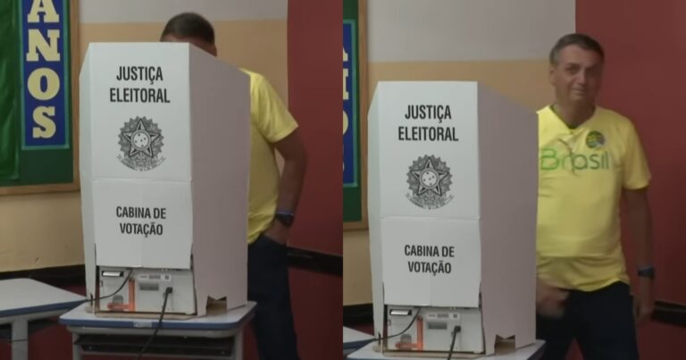 VÍDEO: Bolsonaro sai para votação, mas o que chama ATENÇÃO é outra coisa