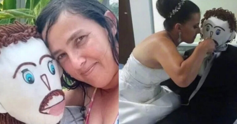 Mulher ‘casada’ com boneco afirma ter sido traída: ‘vi as conversas’