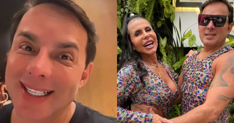 Gretchen abre o jogo sobre boatos do marido ser gay: “Problema é dele”