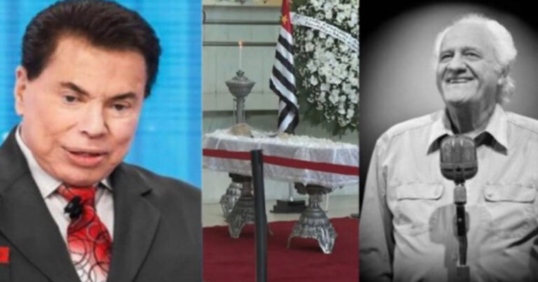 Silvio Santos faz homenagem comovente durante velório de Rolando Boldrin