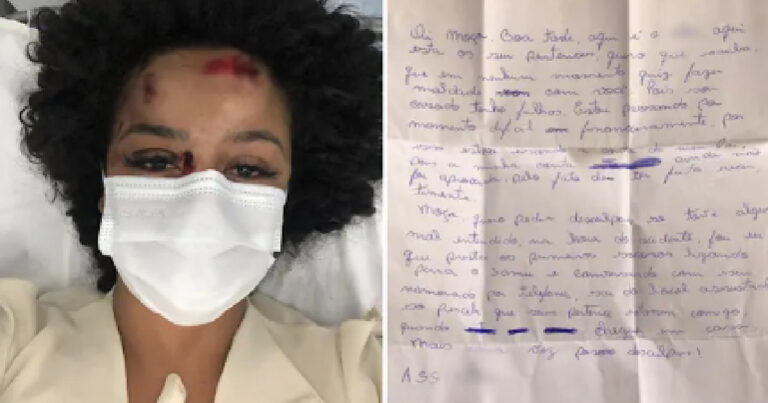 Passageira pula de carro por achar que seria assediada por motorista de app e recebe carta dele no dia seguinte