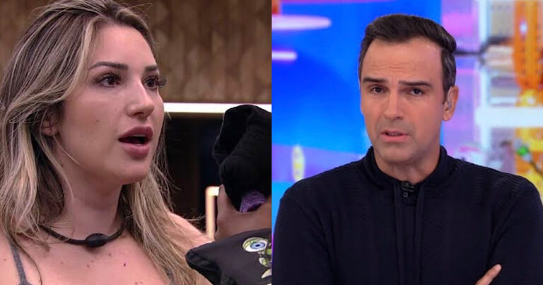 Amanda fala sobre erro de Tadeu Schmidt e diz que ele interferiu no paredão – Vídeo