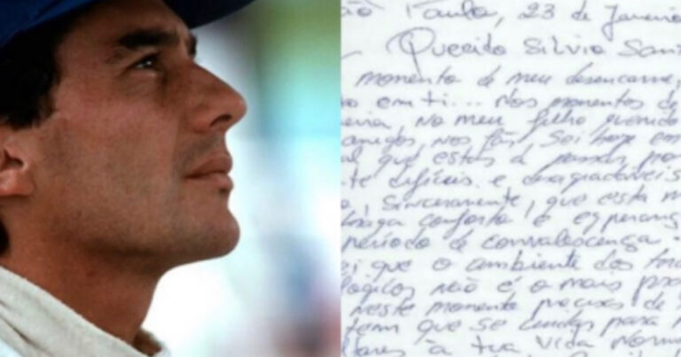 Carta psicografada de Ayrton Senna fui antes da hora veja essa linda mensagem