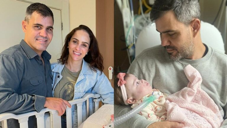 Maria Guilhermina, filha de Letícia e Juliano Cazarré é internada para novo procedimento