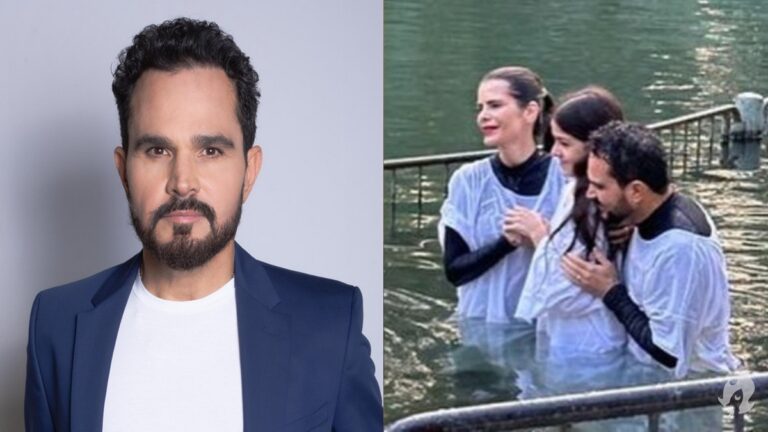 Luciano Camargo é batizado juntamente com a família em igreja evangélica: “Momento único”
