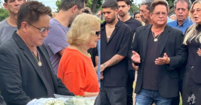 Reação de Leonardo ao se despedir de mãe no caixão comove a web