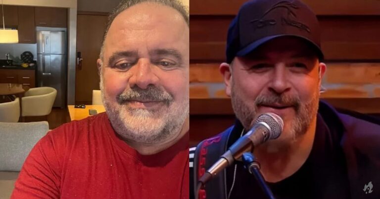 Leo Jaime visita Mingau, membro da banda Ultraje a Rigor, e atualiza seu estado de saúde