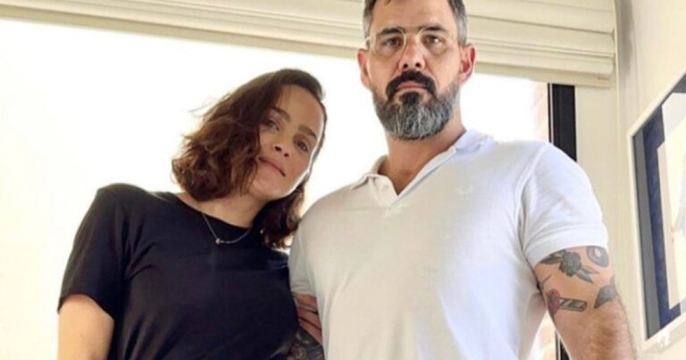 Esposa de Juliano Cazarré mostra foto da filha após cirurgia na madrugada