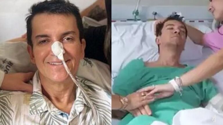 Regis Danese recebe alta na UTI e é transferido para quarto de hospital