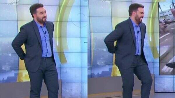 Piriri faz jornalista do SBT passar por perrengue ao vivo: “Por causa dos  barulinhos” - Metropolitana FM