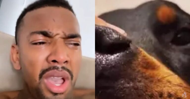 Cantor Nego do Borel é acusado de maus-tratos após postar foto de cachorro com dentes de ouro