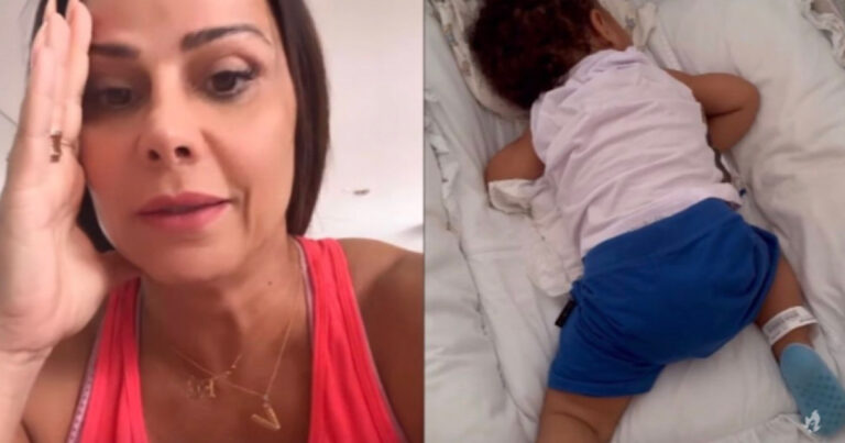 Viviane Araujo leva o filho às pressas para o hospital: “Um desespero”
