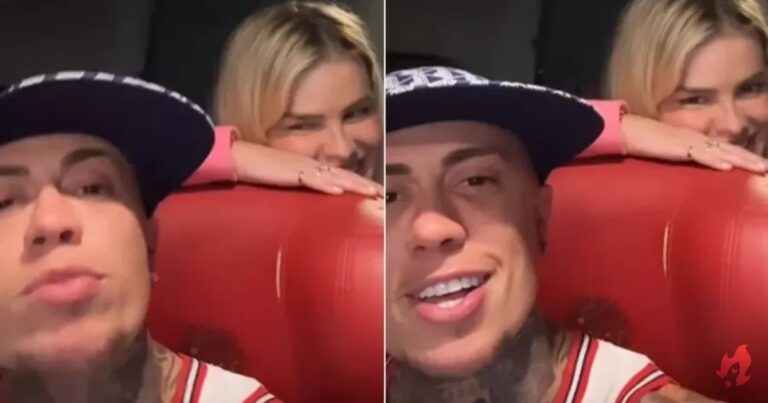 Em meio a rumores de affair, Yasmin Brunet aparece com MC Daniel em ônibus