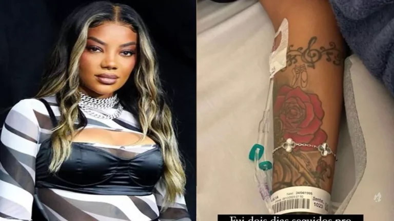 Ludmilla posta no hospital com intoxicação alimentar e preocupa fãs