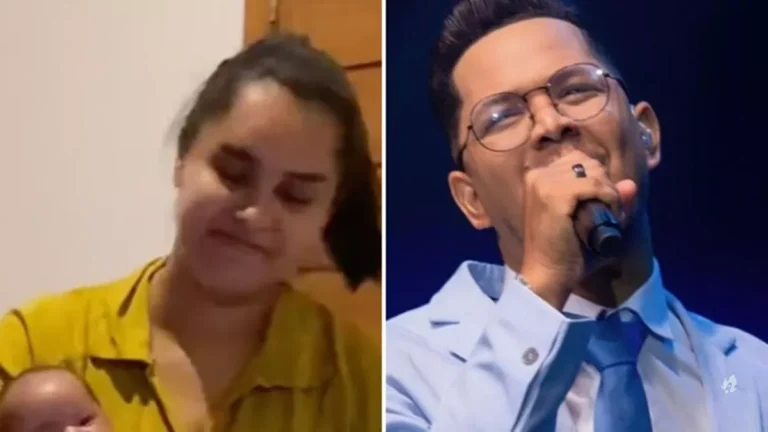 Abatida, viúva de Pedro Henrique comemora dois meses da filha após drama