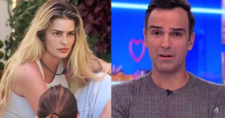 BBB24: Yasmin Brunet propõe complô contra Tadeu Schmidt