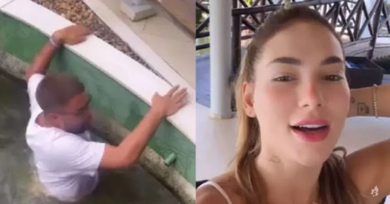 Vídeo – Virginia é detonada após fazer funcionário pular em lago, e rir da situação