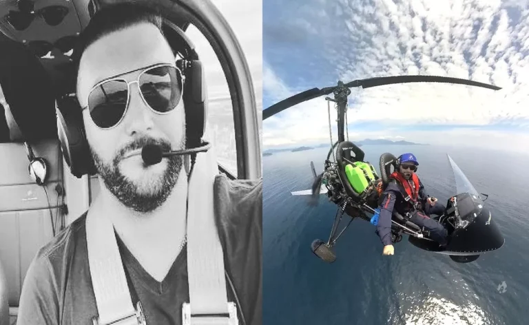 Morre Mikael Minatti, piloto de ultraleve que caiu em Itapema