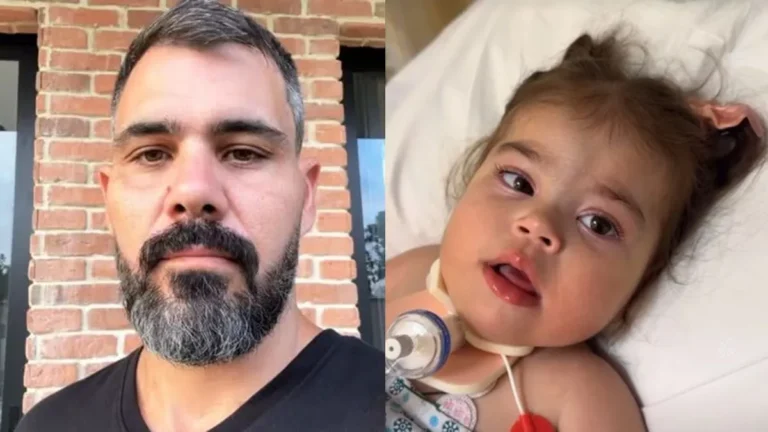 Juliano Cazarré revela qual é o estado de saúde da filha após novo procedimento