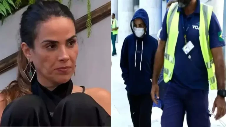 Com medo do público, Wanessa Camargo usa capuz e máscara em aeroporto