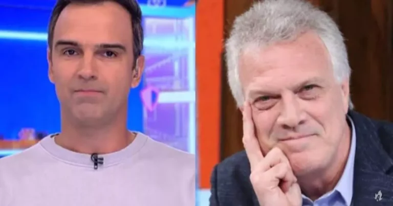 Pedro Bial entrevista Tadeu Schmidt com plateia de ex-BBBs