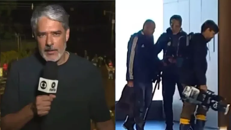 Vídeo: Atitude de William Bonner nos bastidores no Rio Grande do Sul chama atenção de colegas