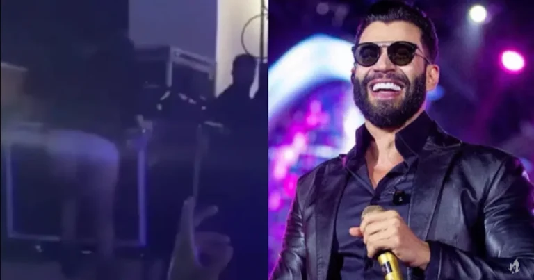 Fã despenca do palco ao tentar invadir show de Gusttavo Lima – vídeo