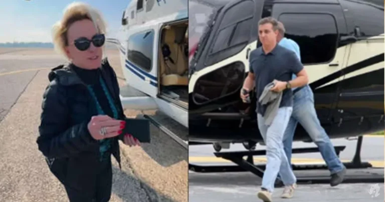 Ana Maria Braga usa helicóptero de Luciano Huck para ir ao Rio no Dança dos Famosos