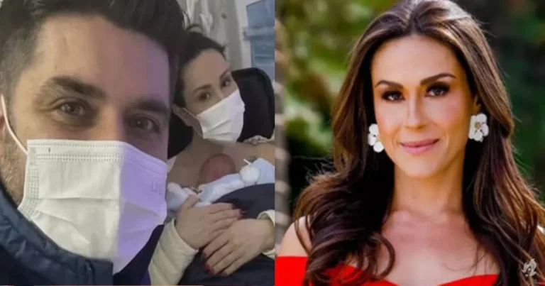 Nadja Haddad escuta choro do filho pela primeira vez após 2 meses do parto