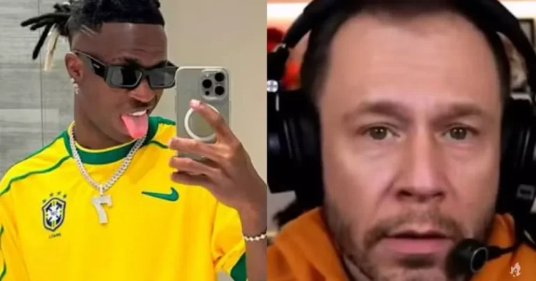 Tiago Leifert critica Vini Jr após jogo da Seleção e atleta rebate
