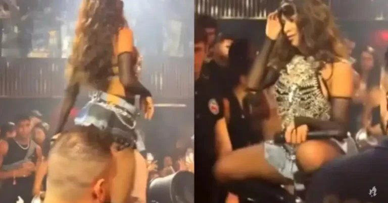 Estrutura precária e público esvaziado: Show internacional de Anitta vira alvo de piada