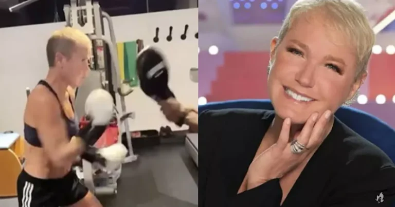 Xuxa Meneghel arrasa em aula de boxe: ‘Para começar com tudo’
