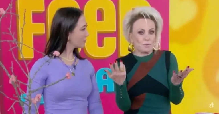 Vídeo: Ignorada, Ana Maria Braga dá patada em repórter ao vivo no ‘Mais Você’